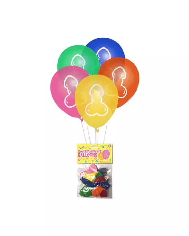 Ballons Super Fun Penis Little Genie pour soirée EVJF festives et originales-1