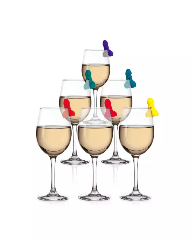Marqueurs à cocktail en forme de pénis pour EVJF par Little Genie Productions-2