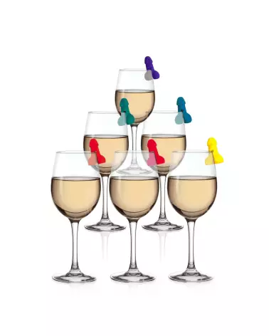 Marqueurs à cocktail en forme de pénis pour EVJF par Little Genie Productions-2