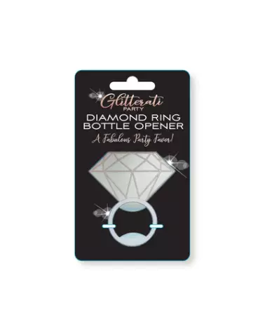 Image de l'ouvre-bouteille diamant Glitterati de Little Genie, idéal pour EVJF et fêtes-1