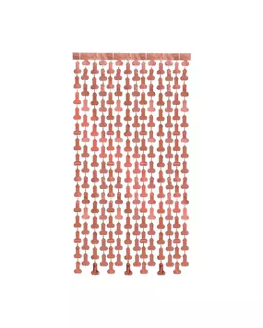 Image de rideaux à paillettes pénis Glitterati de Little Genie pour EVJF et fêtes-1