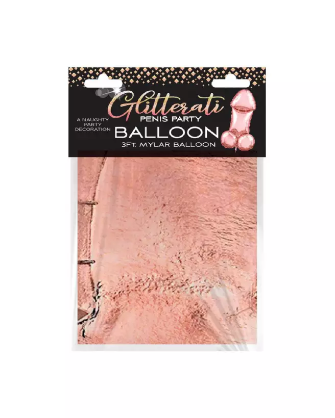 Ballon Mylar Rose Gold 3ft pour EVJF et fêtes par Little Genie Productions-2