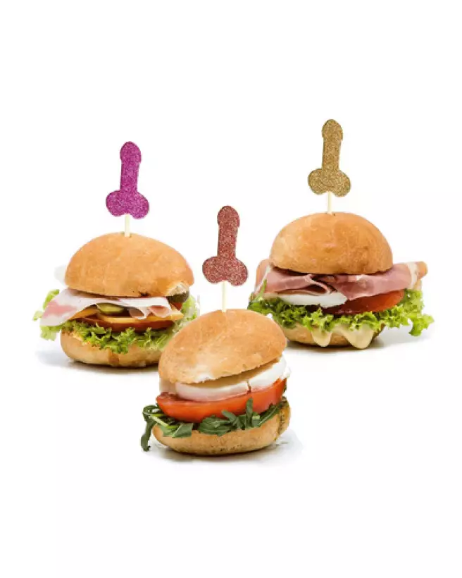 Image du set de cupcakes pénis Glitterati pour EVJF par Little Genie Productions-1