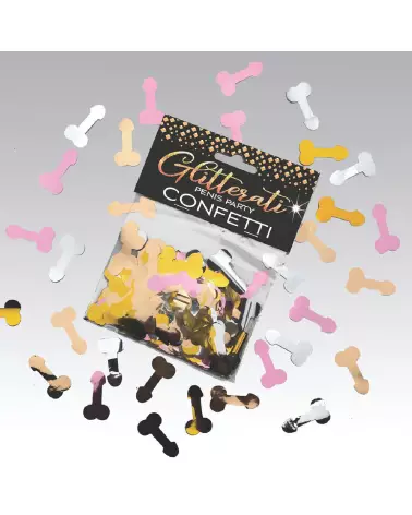 Confettis pénis Glitterati pour EVJF par Little Genie-3