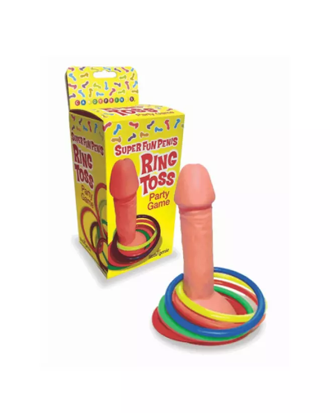 Image du Jeu de Lancer d'Anneaux Super Fun Penis par Little Genie, parfait pour soirées et divertissement humoristique-1