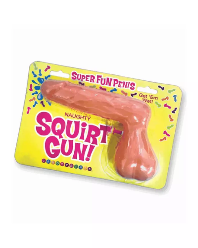 Image du Super Fun Penis Squirt Gun de Little Genie, pistolet à eau humoristique pour fêtes-1