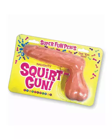Image du Super Fun Penis Squirt Gun de Little Genie, pistolet à eau humoristique pour fêtes-1