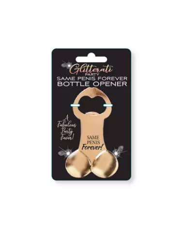 Image de l'ouvre-bouteille pénis Glitterati de Little Genie, parfait pour EVJF et soirées festives-1