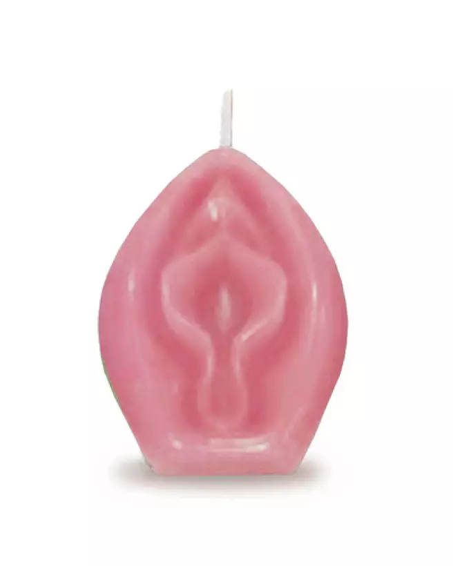 Image de Bougie Eden's Candle Vanille Forme Vagin par Little Genie-1
