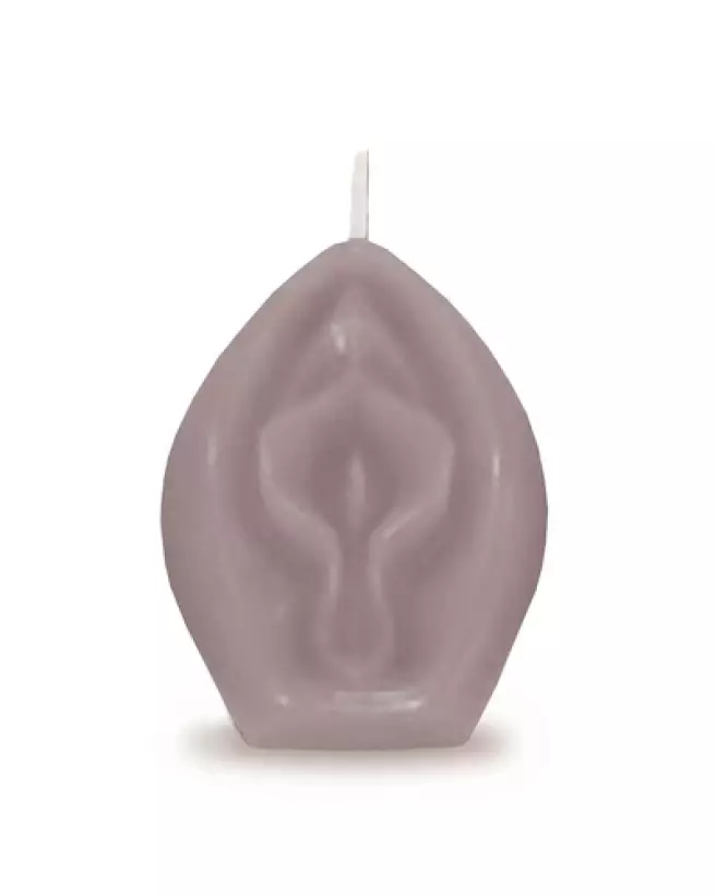 Image de la Bougie Parfumée Vanille Eden’s Candle en couleur taupe - Accessoire pour Amoureux de Little Genie Productio-1