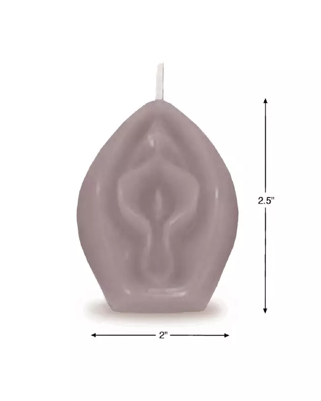 Image de la Bougie Parfumée Vanille Eden’s Candle en couleur taupe - Accessoire pour Amoureux de Little Genie Productio-4