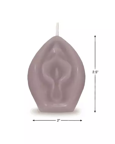 Image de la Bougie Parfumée Vanille Eden’s Candle en couleur taupe - Accessoire pour Amoureux de Little Genie Productio-4