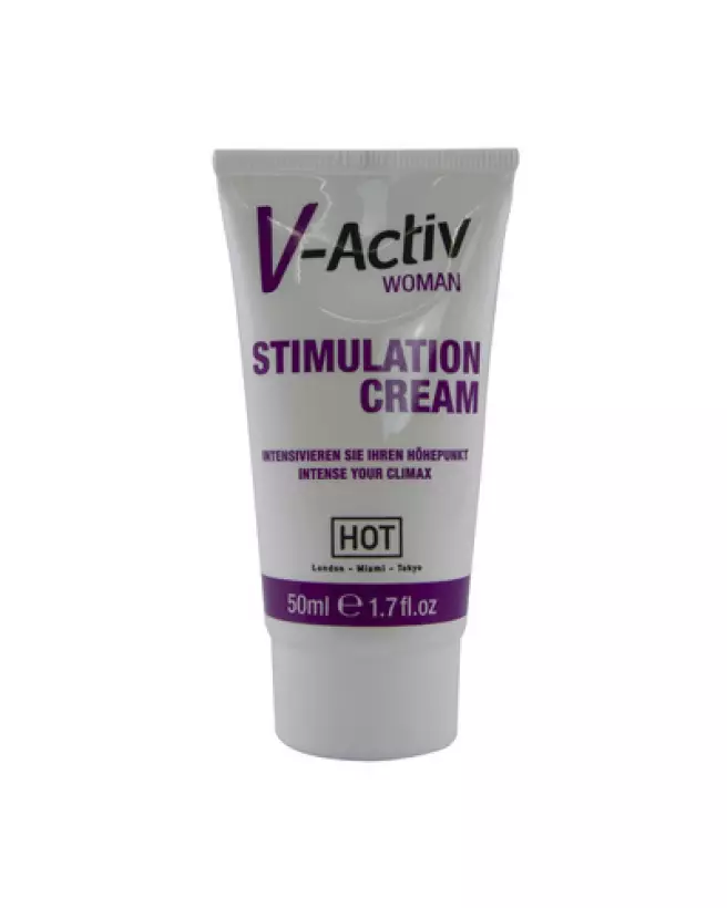 Image de la Crème Stimulante V-Activ HOT pour augmentation de la libido féminine 50ml-1