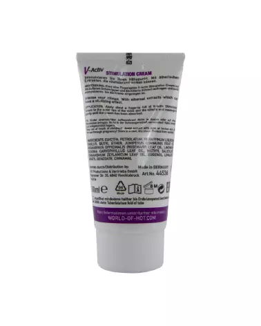 Image de la Crème Stimulante V-Activ HOT pour augmentation de la libido féminine 50ml-3