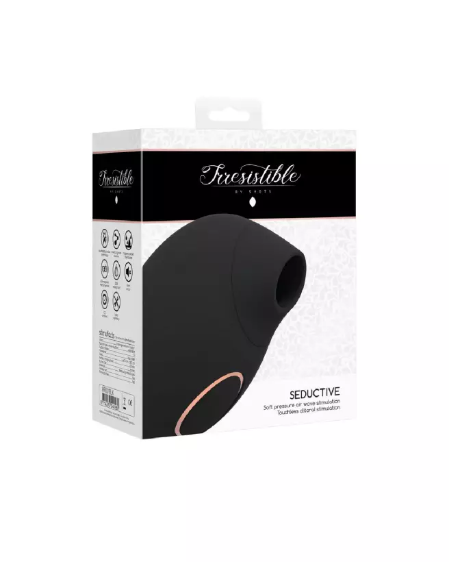 Image du Seductive Air Pulse Vibrator par Irresistible by Shots, stimulateur clitoridien sans contact-2
