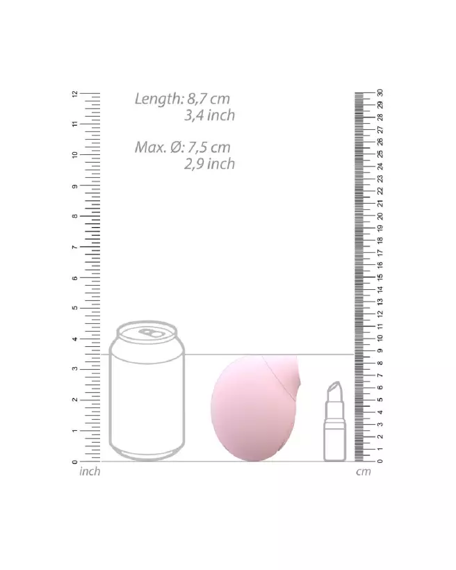 Image du Seductive Air Pulse Vibrator par Irresistible Shots - Stimulateur Clitoridien Sans Contact-7
