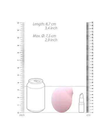Image du Seductive Air Pulse Vibrator par Irresistible Shots - Stimulateur Clitoridien Sans Contact-7