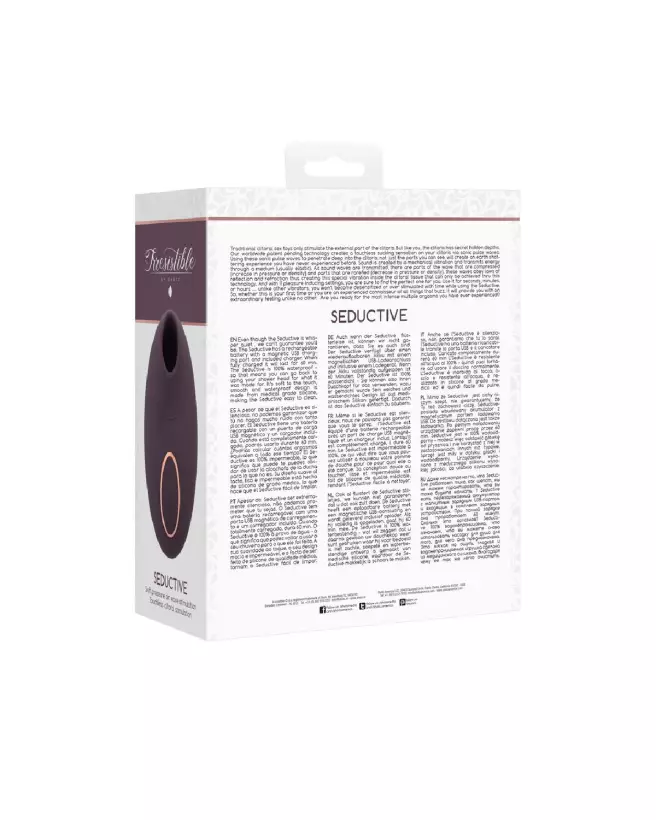 Image du stimulateur clitoridien Irresistible Seductive Air Pulse Vibrator-3