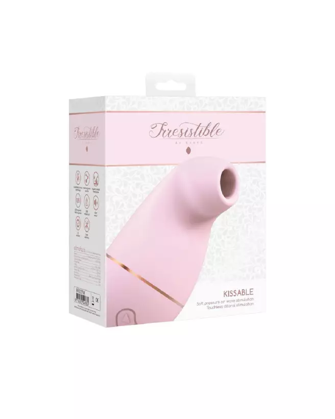 Image du Kissable Sucking Vibrator d'Irresistible by Shots, stimulateur clitoridien sans contact-2