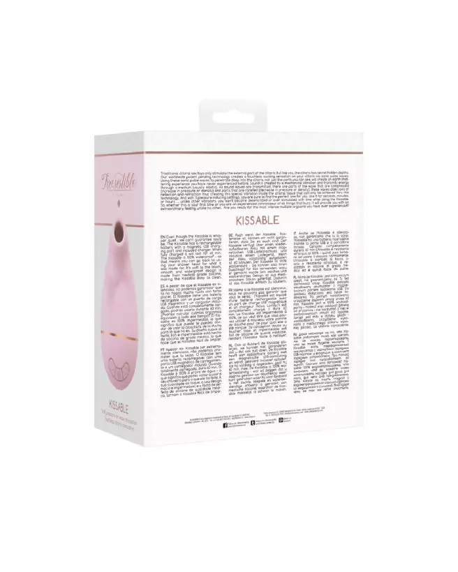 Image du Kissable Sucking Vibrator d'Irresistible by Shots, stimulateur clitoridien sans contact-3