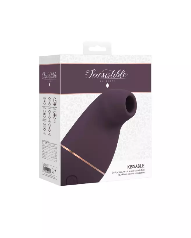 Image du Kissable Sucking Vibrator par Irresistible Shots, stimulateur clitoridien sans contact-2