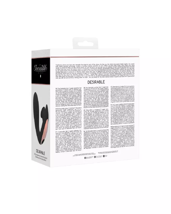 Image du Stimulateur Clitoridien Desirable Air Pulse par Irresistible Shots-3