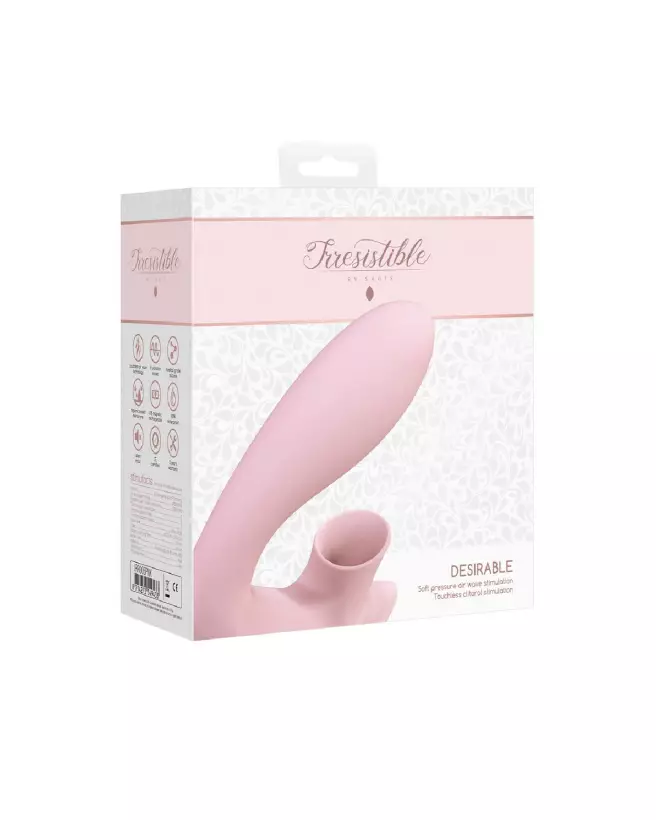 Image du stimulateur clitoridien Desirable Bendable Air Pulse Vibrator par Irresistible by Shots-2