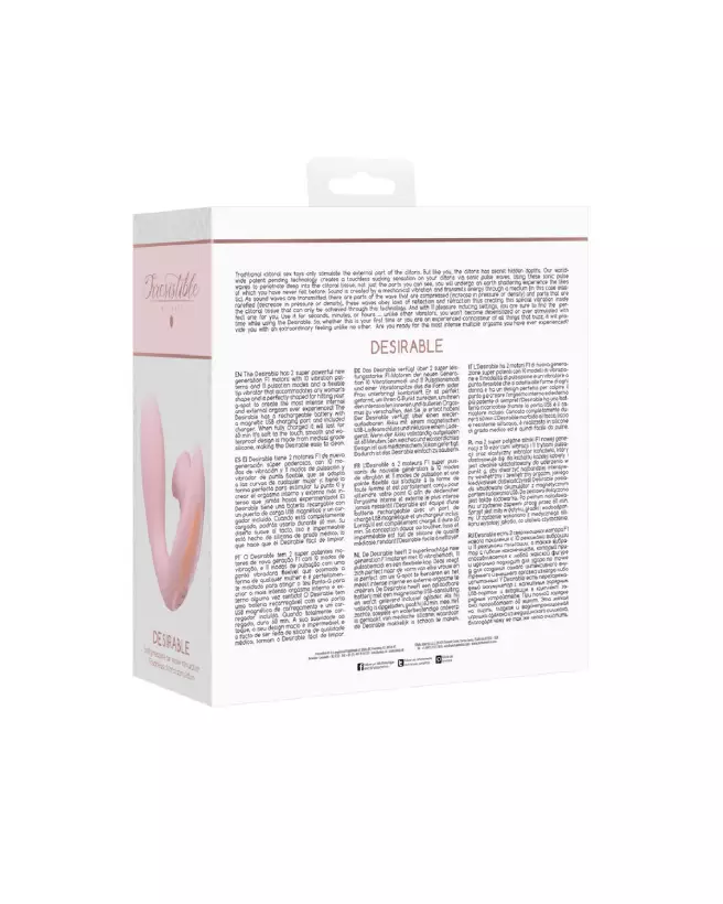 Image du stimulateur clitoridien Desirable Bendable Air Pulse Vibrator par Irresistible by Shots-3