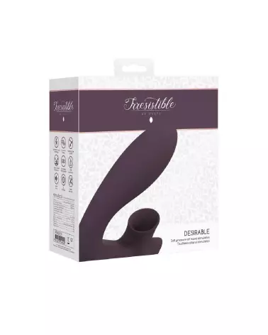 Image du stimulateur clitoridien Irresistible Bendable Air Pulse Vibrator de Shots-2
