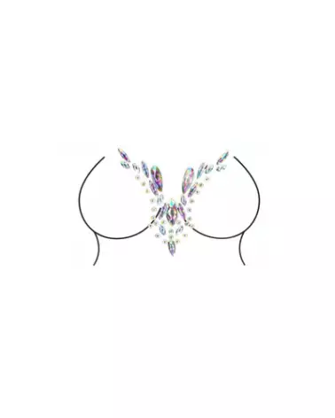 Sticker décolleté brillant Dazzling Deep-V par Le Désir by Shots-1