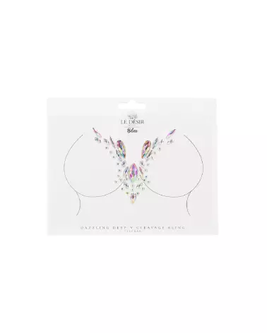 Sticker décolleté brillant Dazzling Deep-V par Le Désir by Shots-2