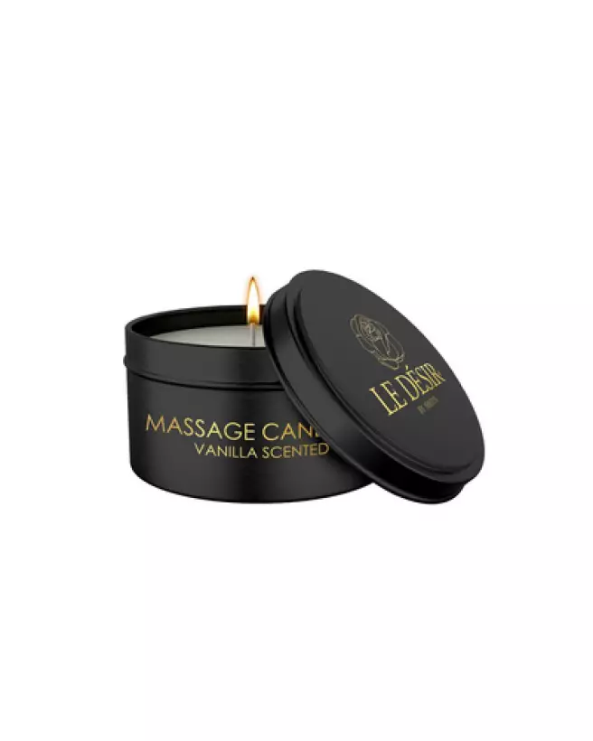 Image de Bougie de Massage Érotique à la Vanille par Le Désir by Shots-1