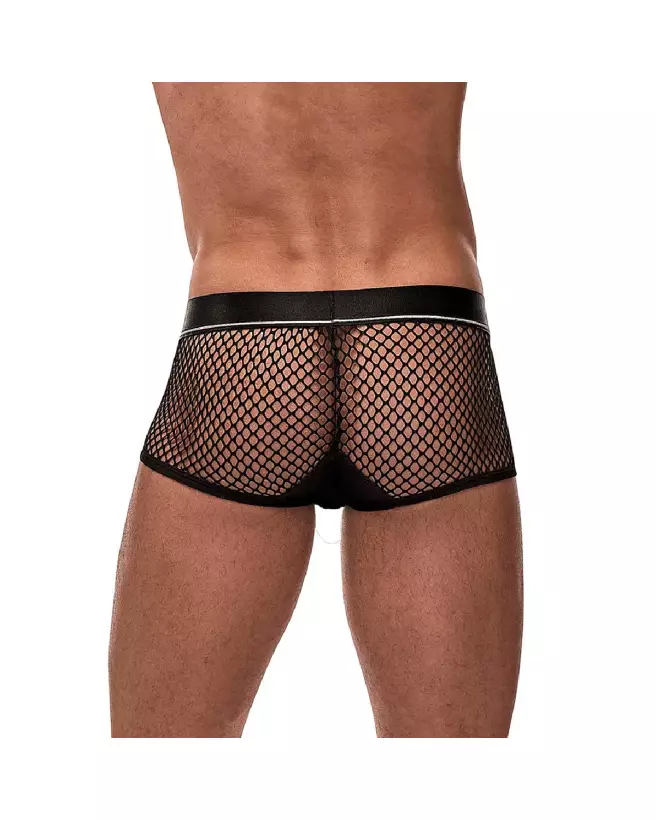 Mini Cock Ring Short Noir Taille L par Male Power - Confort et Style-4