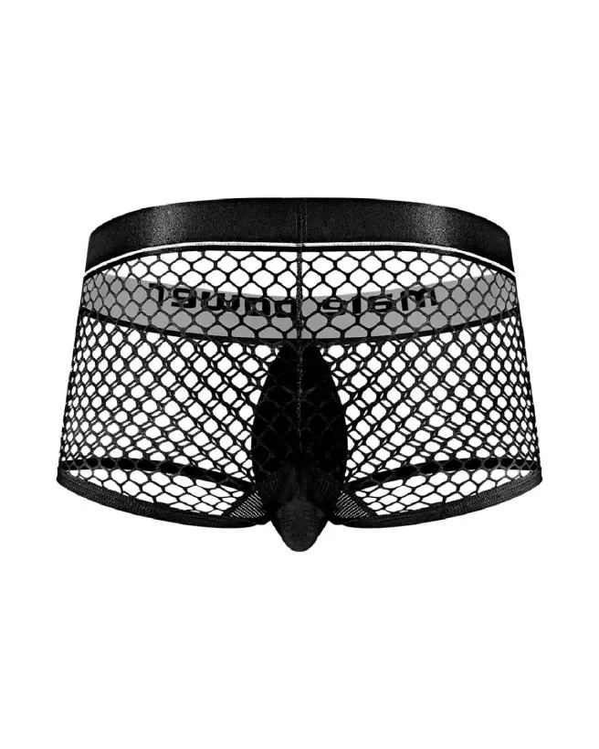 Mini Cock Ring Short Noir Taille L par Male Power - Confort et Style-7