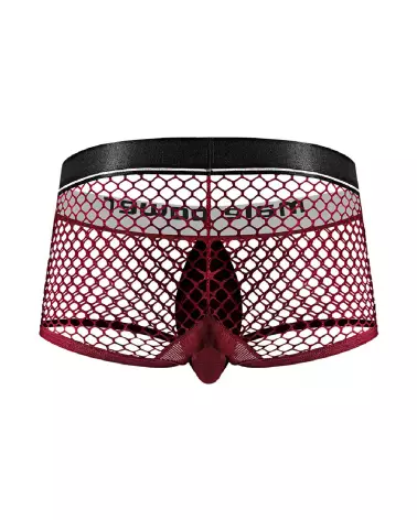 Mini Cock Ring Short Burgundy Taille S par Male Power - Jockstrap Confort et Style-7