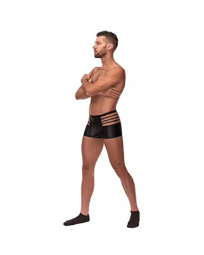Cage Matte Short Jockstrap XL par Male Power en action - Confort et style optimisés-3