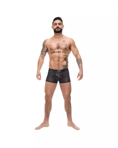 Image du Zip Pouch Short Noir Taille M par Male Power, Jockstrap sportif et élégant-3