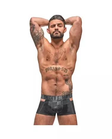 Jockstrap Cutout Shorts Noir Taille S Male Power-1