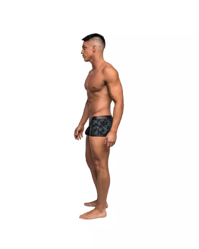 Image Jockstrap Strappy Short Bleu Noir Taille S Male Power-3