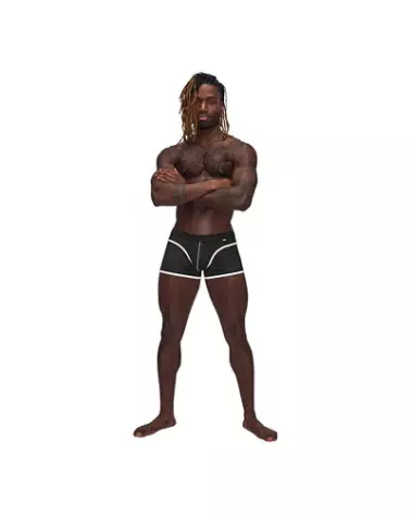Mini Short XL Noir Male Power Jockstrap Confortable-1