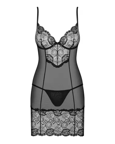 Nuisette Alluria Obsessive noire - Élégance et confort en lingerie fine-5