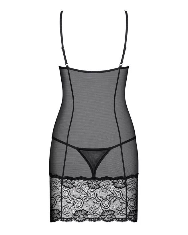 Nuisette Alluria Obsessive noire - Élégance et confort en lingerie fine-6