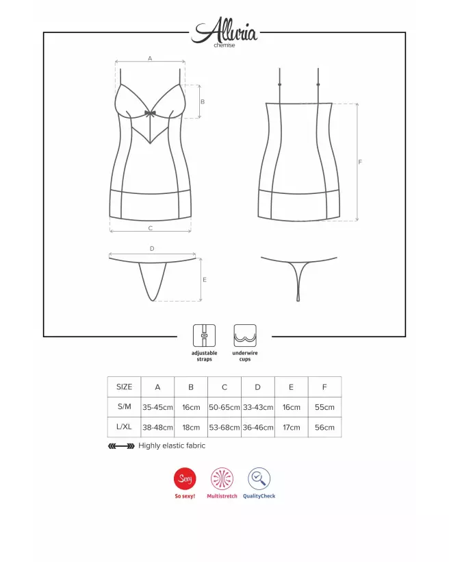 Nuisette Alluria Obsessive noire - Élégance et confort en lingerie fine-7
