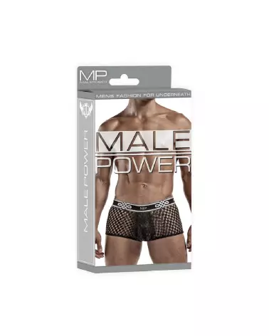 Mini Short Noir Taille L Male Power Jockstrap pour Homme-2