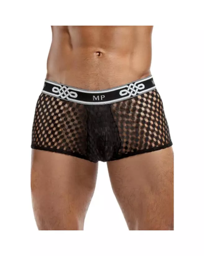 Mini Short Noir Male Power Taille M pour hommes, confort et style en jockstrap-1