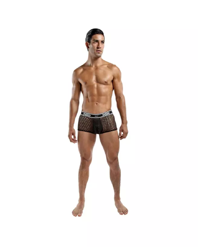 Image du Mini Short Noir Taille S de Male Power, Jockstrap confortable et stylé-3