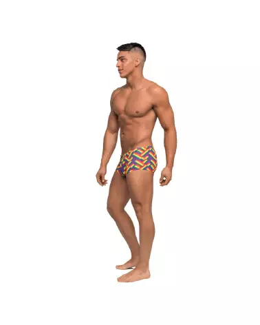 Image du Mini Short Pride Taille M par Male Power, Jockstrap Coloré et Confortable-3
