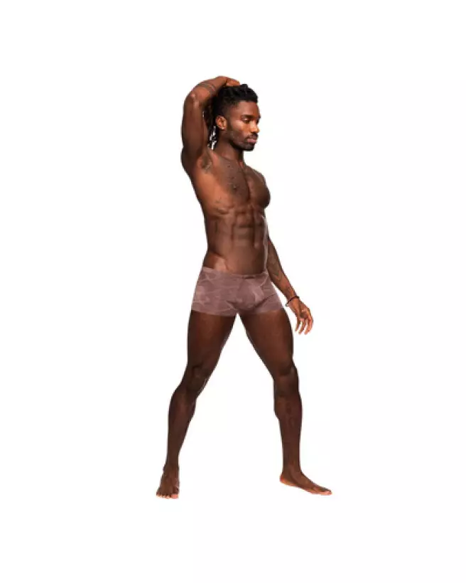 Mini Short Mauve Taille S par Male Power, Jockstrap confortable pour sport et quotidien-1