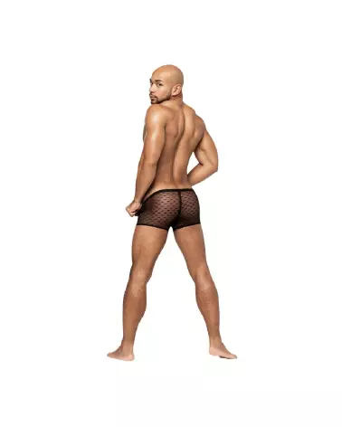 Image du Mini Short Noir Taille M Male Power - Jockstrap confortable et élégant-2