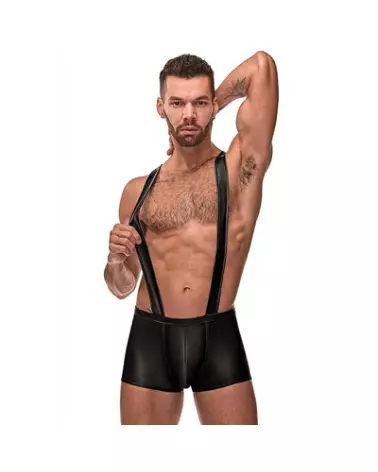 Image du Back Singlet L/XL Noir de Male Power, Jockstrap confortable et stylé-1
